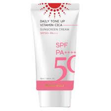 Pax Moly Daily Tone Up Vitamin Cica Sunscreen Cream Spf 50+ Pa++++ (50ml)